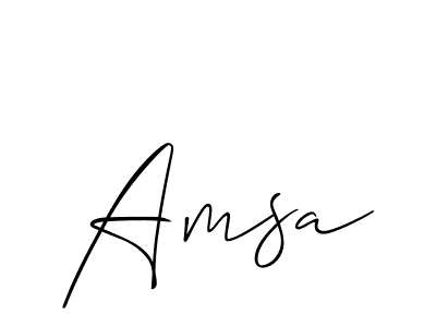 This is the best signature style for the Amsa name. Also you like these signature font (Allison_Script). Mix name signature. Amsa signature style 2 images and pictures png