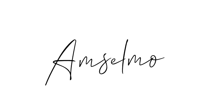 Similarly Allison_Script is the best handwritten signature design. Signature creator online .You can use it as an online autograph creator for name Amselmo. Amselmo signature style 2 images and pictures png