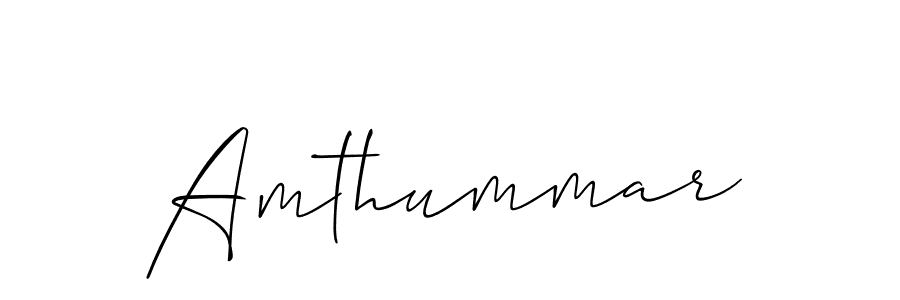 It looks lik you need a new signature style for name Amthummar. Design unique handwritten (Allison_Script) signature with our free signature maker in just a few clicks. Amthummar signature style 2 images and pictures png