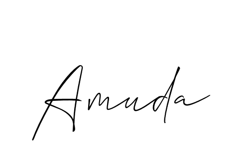 How to Draw Amuda signature style? Allison_Script is a latest design signature styles for name Amuda. Amuda signature style 2 images and pictures png