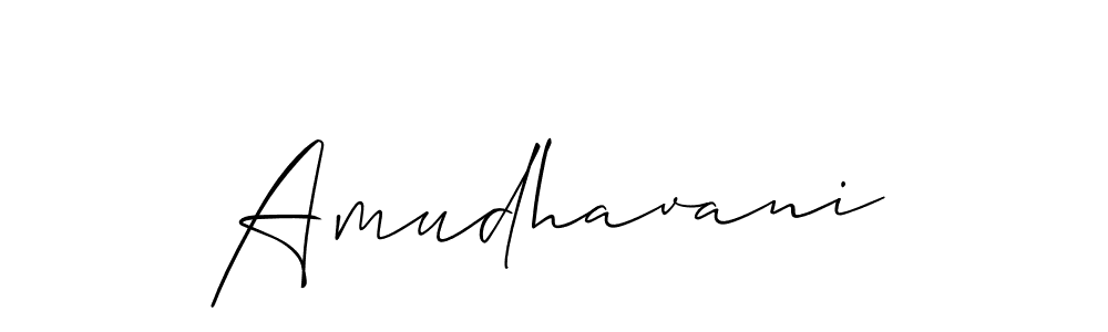 You should practise on your own different ways (Allison_Script) to write your name (Amudhavani) in signature. don't let someone else do it for you. Amudhavani signature style 2 images and pictures png