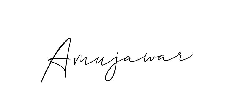 Also we have Amujawar name is the best signature style. Create professional handwritten signature collection using Allison_Script autograph style. Amujawar signature style 2 images and pictures png