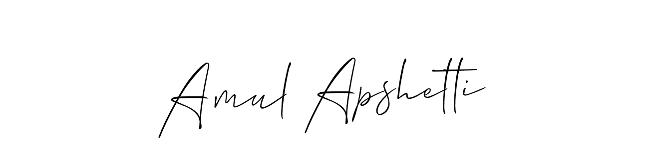 How to Draw Amul Apshetti signature style? Allison_Script is a latest design signature styles for name Amul Apshetti. Amul Apshetti signature style 2 images and pictures png