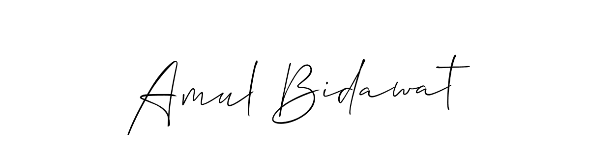 Best and Professional Signature Style for Amul Bidawat. Allison_Script Best Signature Style Collection. Amul Bidawat signature style 2 images and pictures png