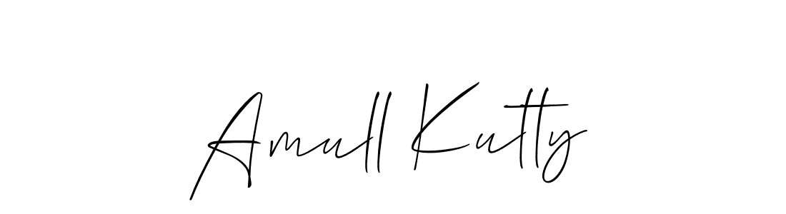 Make a beautiful signature design for name Amull Kutty. Use this online signature maker to create a handwritten signature for free. Amull Kutty signature style 2 images and pictures png