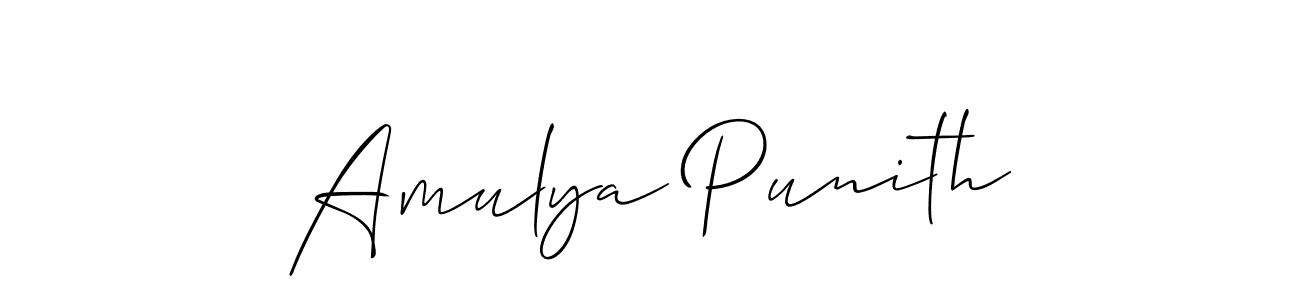 Once you've used our free online signature maker to create your best signature Allison_Script style, it's time to enjoy all of the benefits that Amulya Punith name signing documents. Amulya Punith signature style 2 images and pictures png