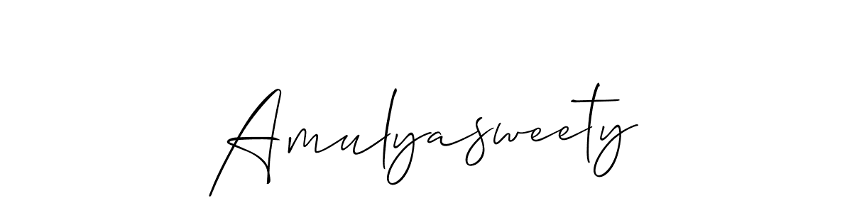 Check out images of Autograph of Amulyasweety name. Actor Amulyasweety Signature Style. Allison_Script is a professional sign style online. Amulyasweety signature style 2 images and pictures png