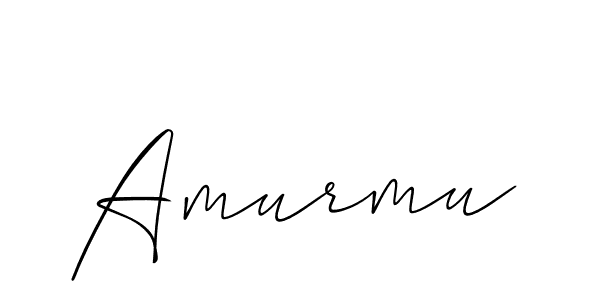 You should practise on your own different ways (Allison_Script) to write your name (Amurmu) in signature. don't let someone else do it for you. Amurmu signature style 2 images and pictures png