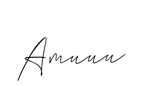 You should practise on your own different ways (Allison_Script) to write your name (Amuuu) in signature. don't let someone else do it for you. Amuuu signature style 2 images and pictures png