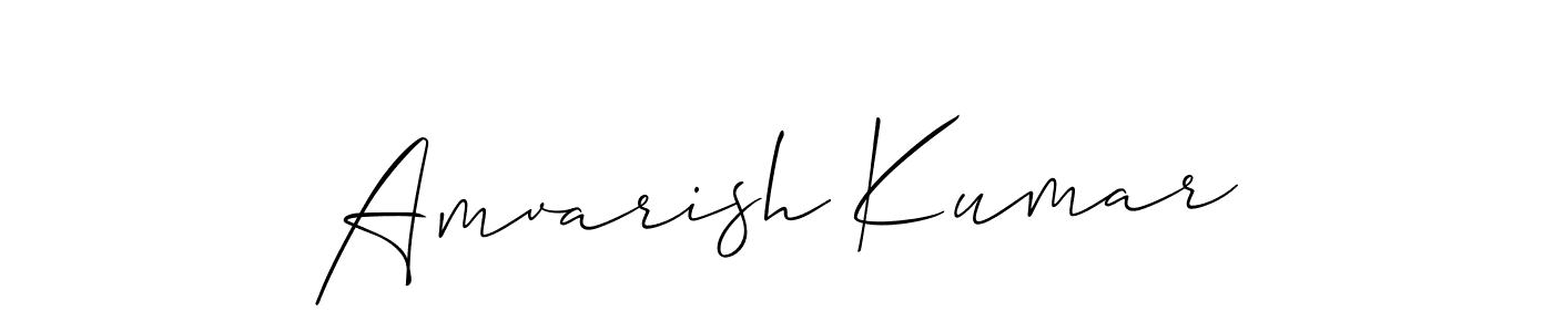 You should practise on your own different ways (Allison_Script) to write your name (Amvarish Kumar) in signature. don't let someone else do it for you. Amvarish Kumar signature style 2 images and pictures png