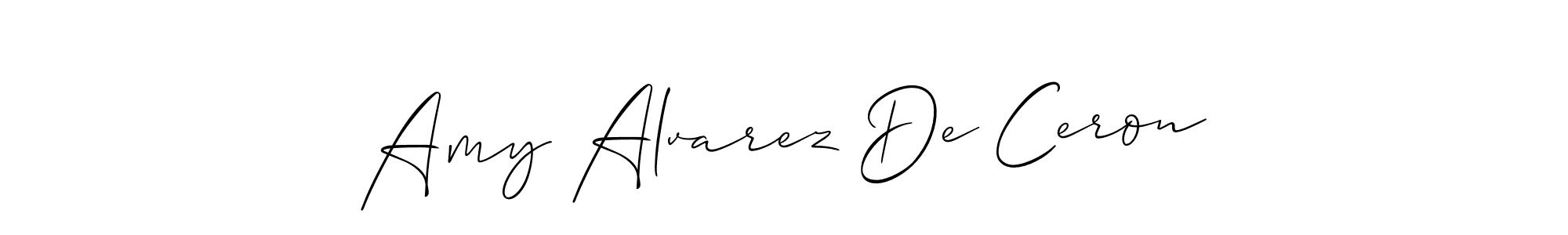 Similarly Allison_Script is the best handwritten signature design. Signature creator online .You can use it as an online autograph creator for name Amy Alvarez De Ceron. Amy Alvarez De Ceron signature style 2 images and pictures png