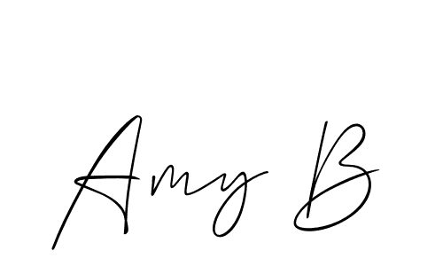You can use this online signature creator to create a handwritten signature for the name Amy B. This is the best online autograph maker. Amy B signature style 2 images and pictures png