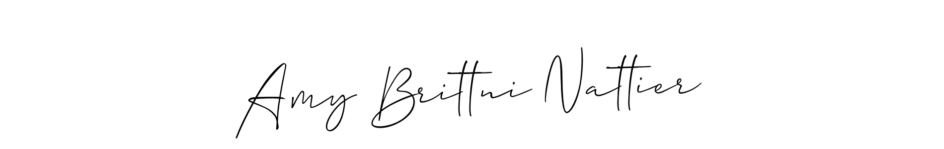 Once you've used our free online signature maker to create your best signature Allison_Script style, it's time to enjoy all of the benefits that Amy Brittni Nattier name signing documents. Amy Brittni Nattier signature style 2 images and pictures png