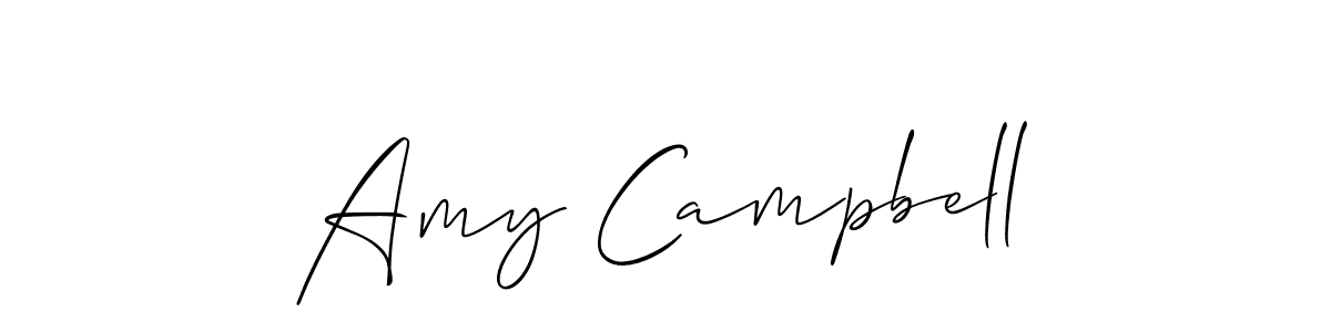 You should practise on your own different ways (Allison_Script) to write your name (Amy Campbell) in signature. don't let someone else do it for you. Amy Campbell signature style 2 images and pictures png