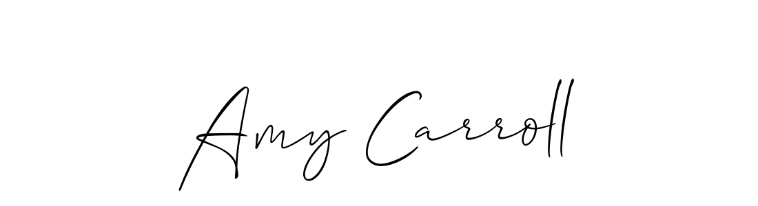 Make a beautiful signature design for name Amy Carroll. Use this online signature maker to create a handwritten signature for free. Amy Carroll signature style 2 images and pictures png