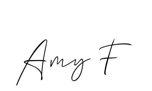Once you've used our free online signature maker to create your best signature Allison_Script style, it's time to enjoy all of the benefits that Amy F name signing documents. Amy F signature style 2 images and pictures png