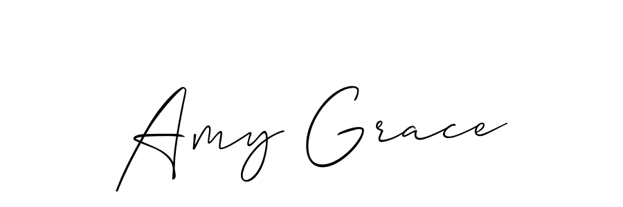 Best and Professional Signature Style for Amy Grace. Allison_Script Best Signature Style Collection. Amy Grace signature style 2 images and pictures png