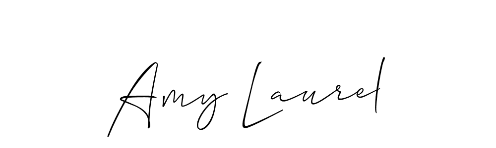 How to Draw Amy Laurel signature style? Allison_Script is a latest design signature styles for name Amy Laurel. Amy Laurel signature style 2 images and pictures png