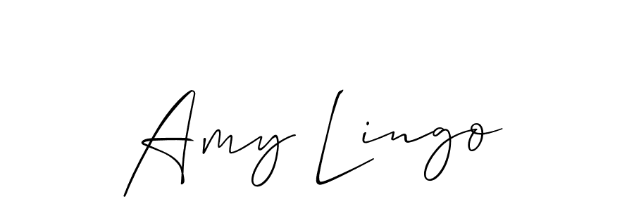 Check out images of Autograph of Amy Lingo name. Actor Amy Lingo Signature Style. Allison_Script is a professional sign style online. Amy Lingo signature style 2 images and pictures png