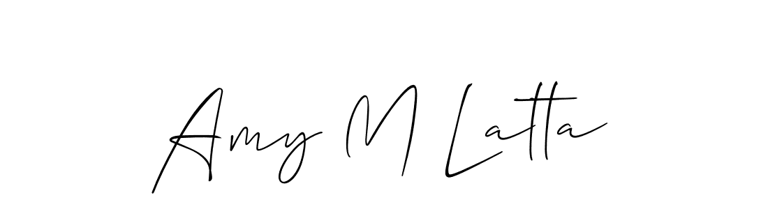 Once you've used our free online signature maker to create your best signature Allison_Script style, it's time to enjoy all of the benefits that Amy M Latta name signing documents. Amy M Latta signature style 2 images and pictures png