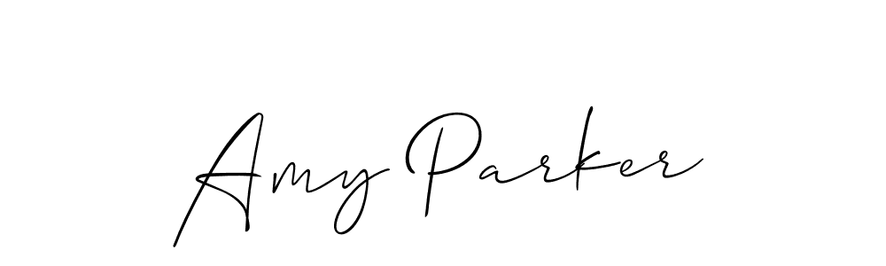 Make a short Amy Parker signature style. Manage your documents anywhere anytime using Allison_Script. Create and add eSignatures, submit forms, share and send files easily. Amy Parker signature style 2 images and pictures png