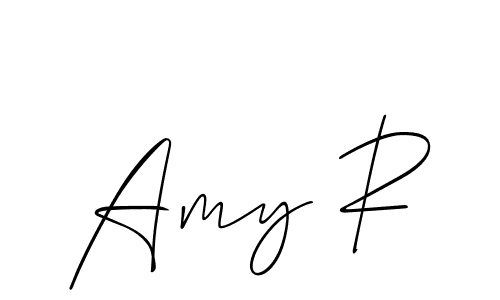 if you are searching for the best signature style for your name Amy R. so please give up your signature search. here we have designed multiple signature styles  using Allison_Script. Amy R signature style 2 images and pictures png