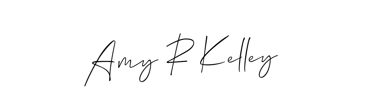 Use a signature maker to create a handwritten signature online. With this signature software, you can design (Allison_Script) your own signature for name Amy R Kelley. Amy R Kelley signature style 2 images and pictures png