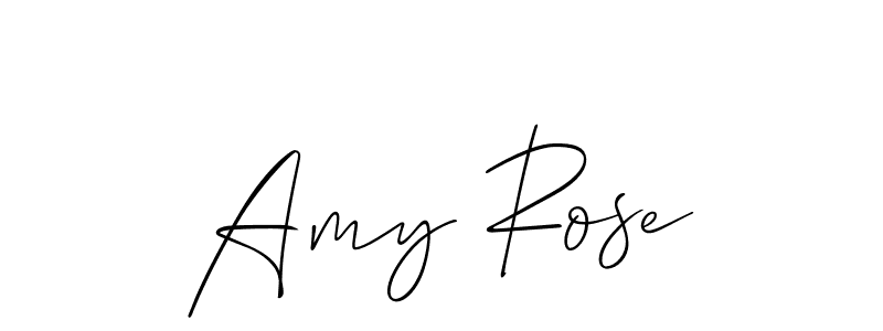 Also You can easily find your signature by using the search form. We will create Amy Rose name handwritten signature images for you free of cost using Allison_Script sign style. Amy Rose signature style 2 images and pictures png