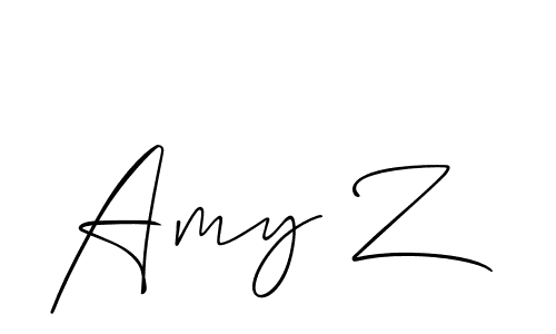Similarly Allison_Script is the best handwritten signature design. Signature creator online .You can use it as an online autograph creator for name Amy Z. Amy Z signature style 2 images and pictures png