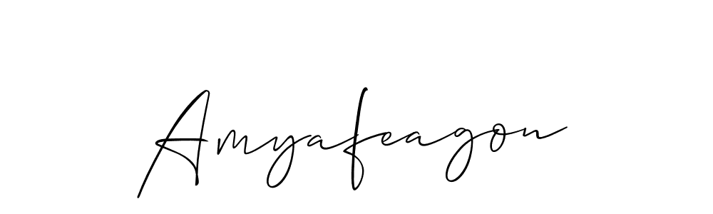 Make a beautiful signature design for name Amyafeagon. Use this online signature maker to create a handwritten signature for free. Amyafeagon signature style 2 images and pictures png