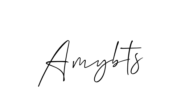 How to make Amybts name signature. Use Allison_Script style for creating short signs online. This is the latest handwritten sign. Amybts signature style 2 images and pictures png