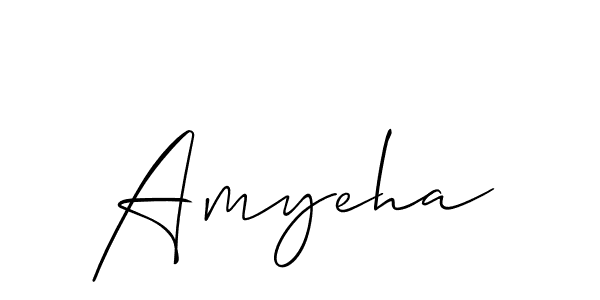 You should practise on your own different ways (Allison_Script) to write your name (Amyeha) in signature. don't let someone else do it for you. Amyeha signature style 2 images and pictures png