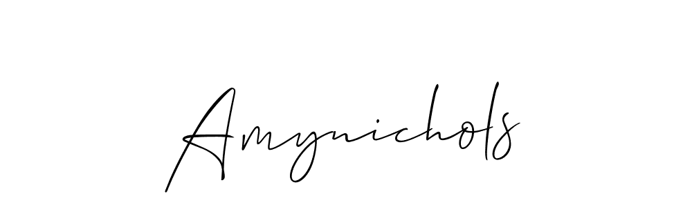 Make a short Amynichols signature style. Manage your documents anywhere anytime using Allison_Script. Create and add eSignatures, submit forms, share and send files easily. Amynichols signature style 2 images and pictures png