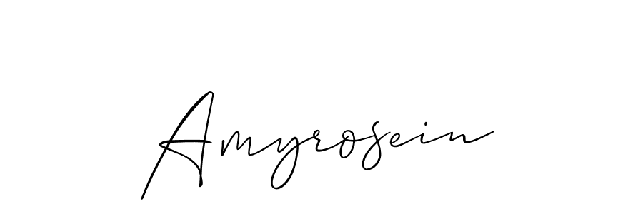 Once you've used our free online signature maker to create your best signature Allison_Script style, it's time to enjoy all of the benefits that Amyrosein name signing documents. Amyrosein signature style 2 images and pictures png