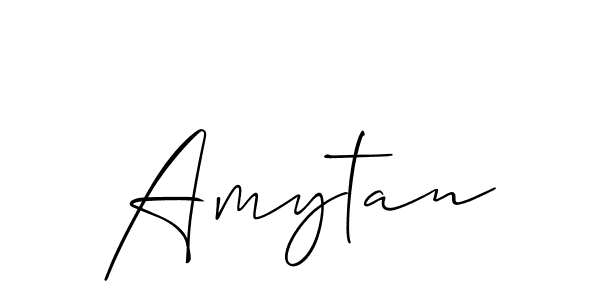 Similarly Allison_Script is the best handwritten signature design. Signature creator online .You can use it as an online autograph creator for name Amytan. Amytan signature style 2 images and pictures png