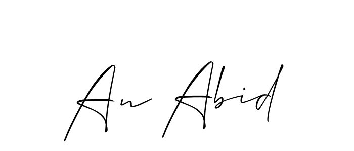 You can use this online signature creator to create a handwritten signature for the name An Abid. This is the best online autograph maker. An Abid signature style 2 images and pictures png