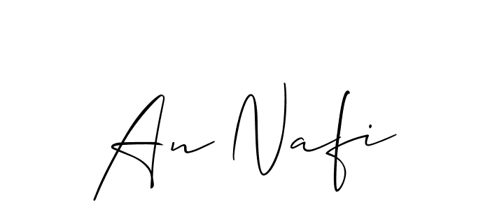 Make a beautiful signature design for name An Nafi. Use this online signature maker to create a handwritten signature for free. An Nafi signature style 2 images and pictures png