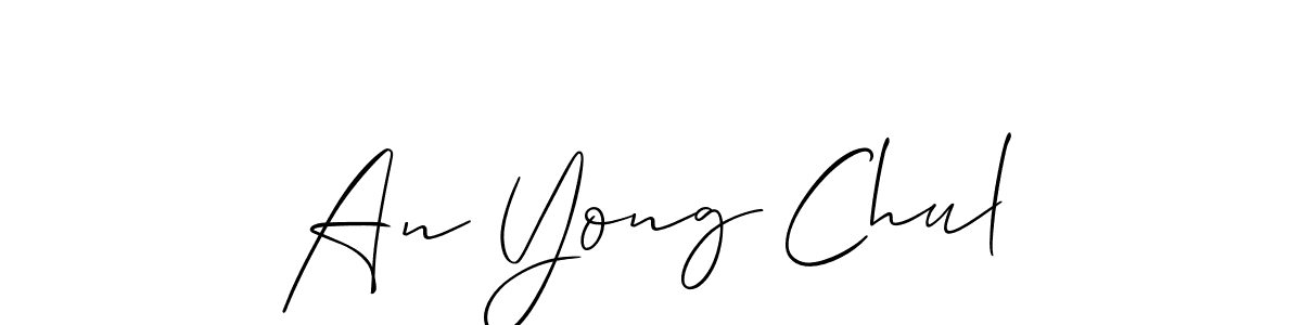 You can use this online signature creator to create a handwritten signature for the name An Yong Chul. This is the best online autograph maker. An Yong Chul signature style 2 images and pictures png