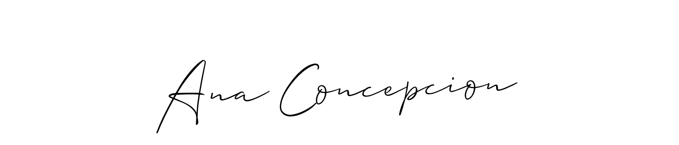 Check out images of Autograph of Ana Concepcion name. Actor Ana Concepcion Signature Style. Allison_Script is a professional sign style online. Ana Concepcion signature style 2 images and pictures png