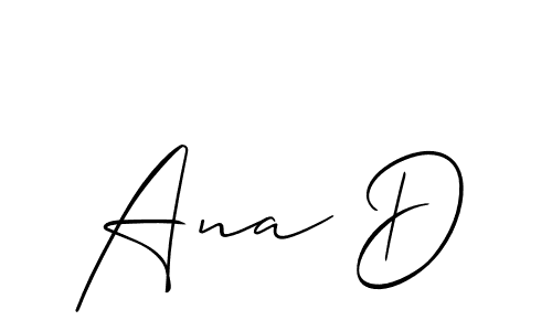 This is the best signature style for the Ana D name. Also you like these signature font (Allison_Script). Mix name signature. Ana D signature style 2 images and pictures png