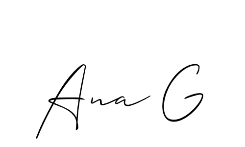 You can use this online signature creator to create a handwritten signature for the name Ana G. This is the best online autograph maker. Ana G signature style 2 images and pictures png