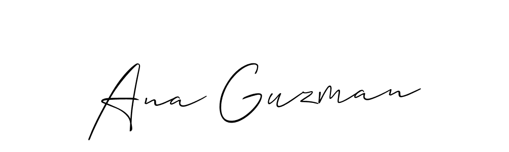 Check out images of Autograph of Ana Guzman name. Actor Ana Guzman Signature Style. Allison_Script is a professional sign style online. Ana Guzman signature style 2 images and pictures png