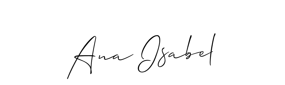 How to Draw Ana Isabel signature style? Allison_Script is a latest design signature styles for name Ana Isabel. Ana Isabel signature style 2 images and pictures png