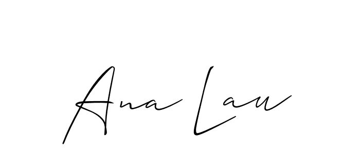 See photos of Ana Lau official signature by Spectra . Check more albums & portfolios. Read reviews & check more about Allison_Script font. Ana Lau signature style 2 images and pictures png