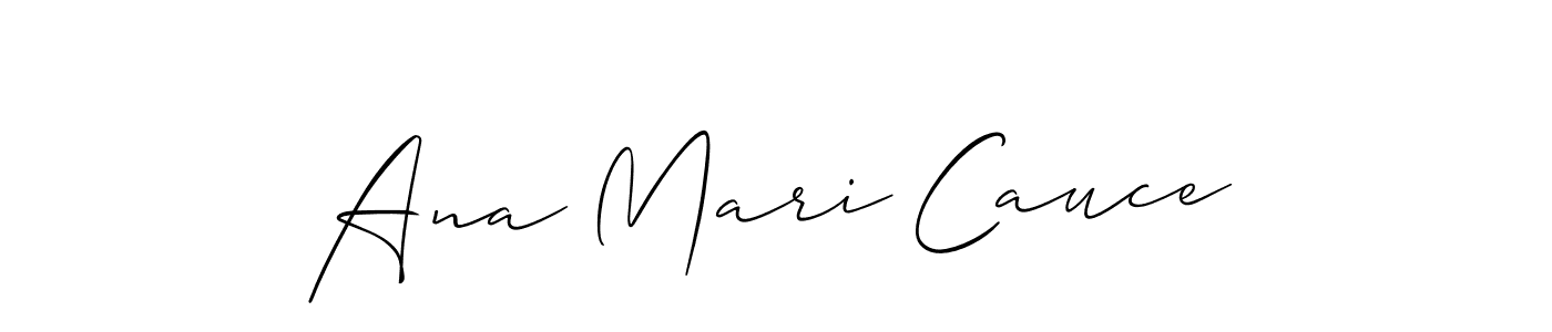 Once you've used our free online signature maker to create your best signature Allison_Script style, it's time to enjoy all of the benefits that Ana Mari Cauce name signing documents. Ana Mari Cauce signature style 2 images and pictures png