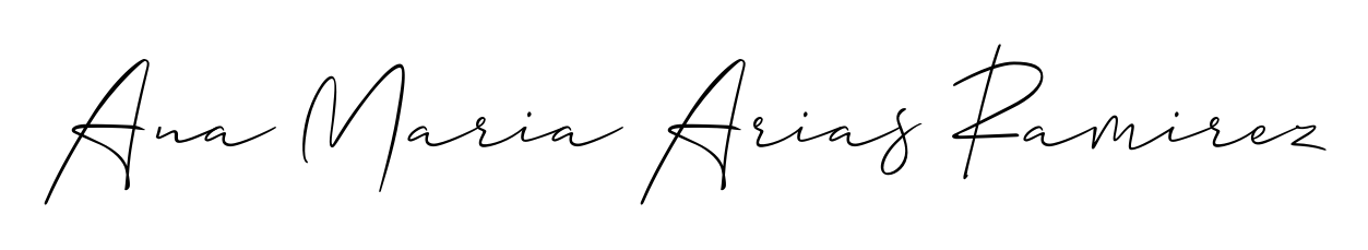 How to make Ana Maria Arias Ramirez signature? Allison_Script is a professional autograph style. Create handwritten signature for Ana Maria Arias Ramirez name. Ana Maria Arias Ramirez signature style 2 images and pictures png