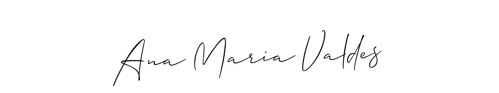 if you are searching for the best signature style for your name Ana Maria Valdes. so please give up your signature search. here we have designed multiple signature styles  using Allison_Script. Ana Maria Valdes signature style 2 images and pictures png