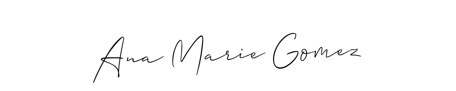 Once you've used our free online signature maker to create your best signature Allison_Script style, it's time to enjoy all of the benefits that Ana Marie Gomez name signing documents. Ana Marie Gomez signature style 2 images and pictures png