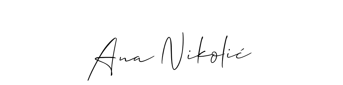 How to Draw Ana Nikolić signature style? Allison_Script is a latest design signature styles for name Ana Nikolić. Ana Nikolić signature style 2 images and pictures png