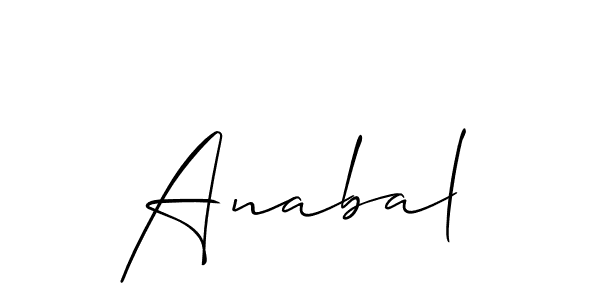 Once you've used our free online signature maker to create your best signature Allison_Script style, it's time to enjoy all of the benefits that Anabal name signing documents. Anabal signature style 2 images and pictures png